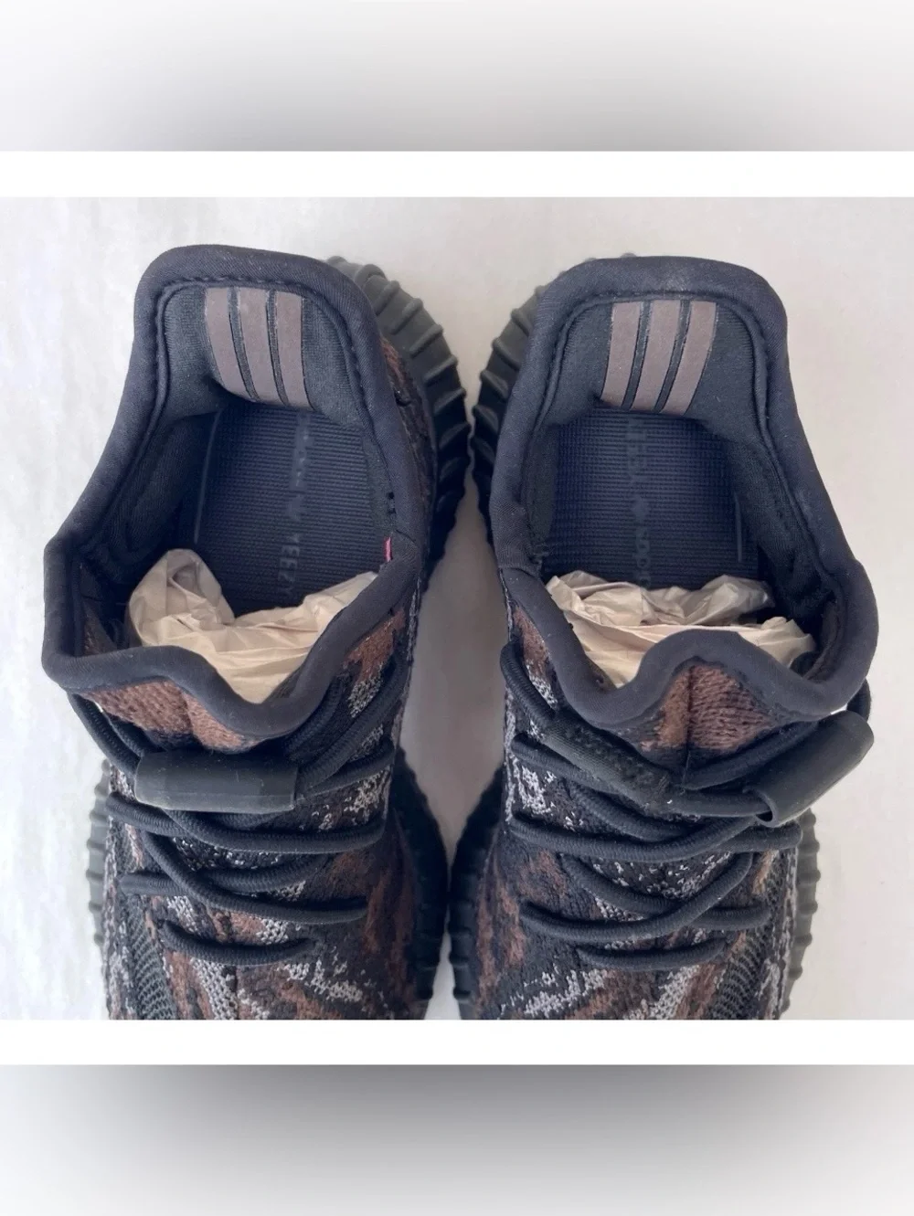 Adidas Yeezy Boost 350 V2 MX Kids Size US 12.5K Black Gray Rock Preschool GW3775